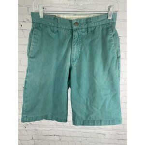 Volcom Green Frickin Chino Shorts 5 Pockets Casual Flat Front Men’s 28 (28 x 10)